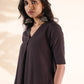 trueBrowns Cola Cotton Ikat Kurta Pant Set | Swadesiicart