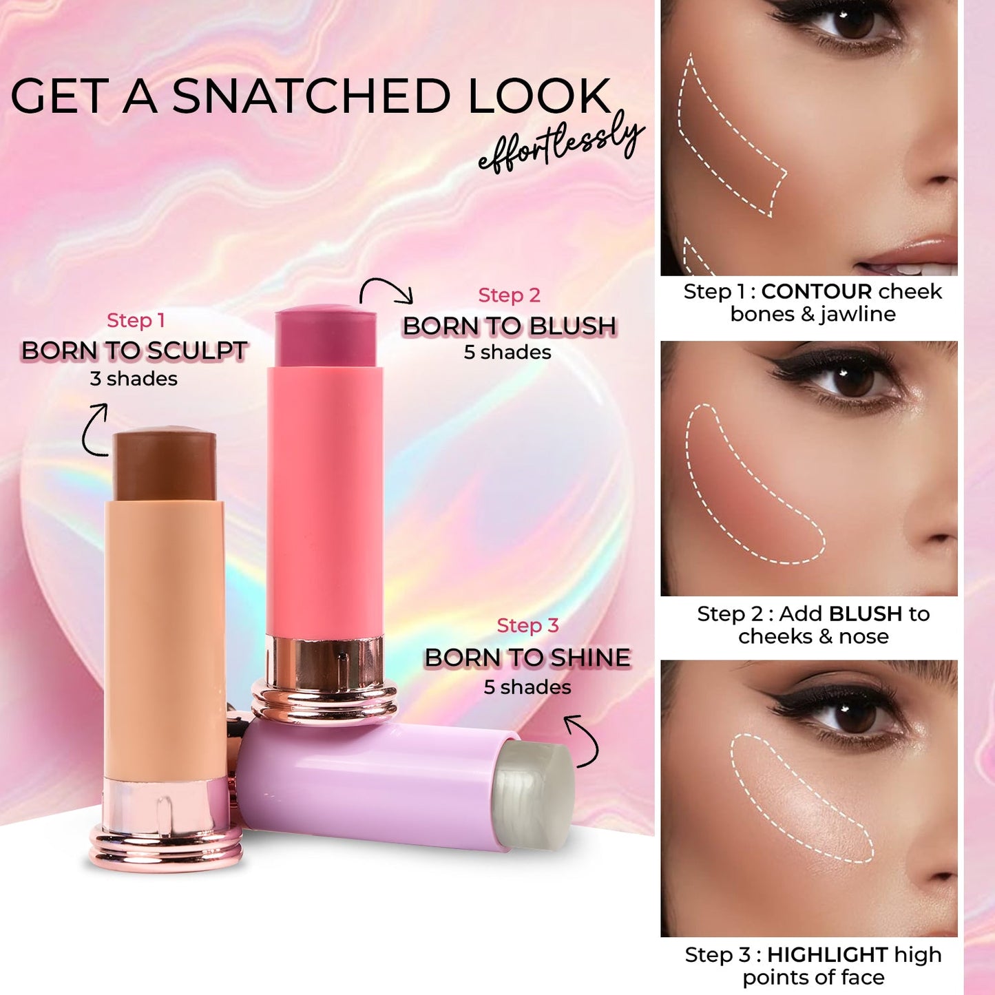Born To Blush Stick with Shea Butter & Cica Red Hot