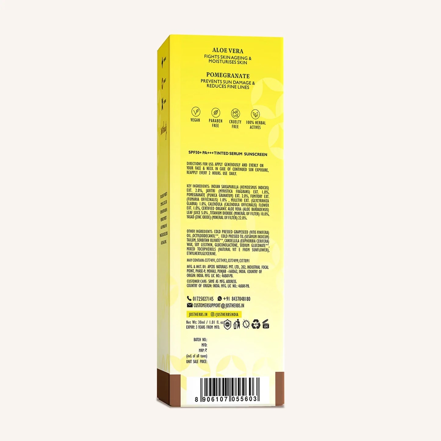Tinted Serum Sunscreen with SPF 50+ PA+++
