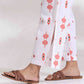 trueBrowns White Cotton Print Tie-up Top & Pants Co-ord Set - Swadesiicart
