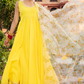 Pomcha Jaipur Yellow Berry Cotton Anarkali Set | Swadesiicart