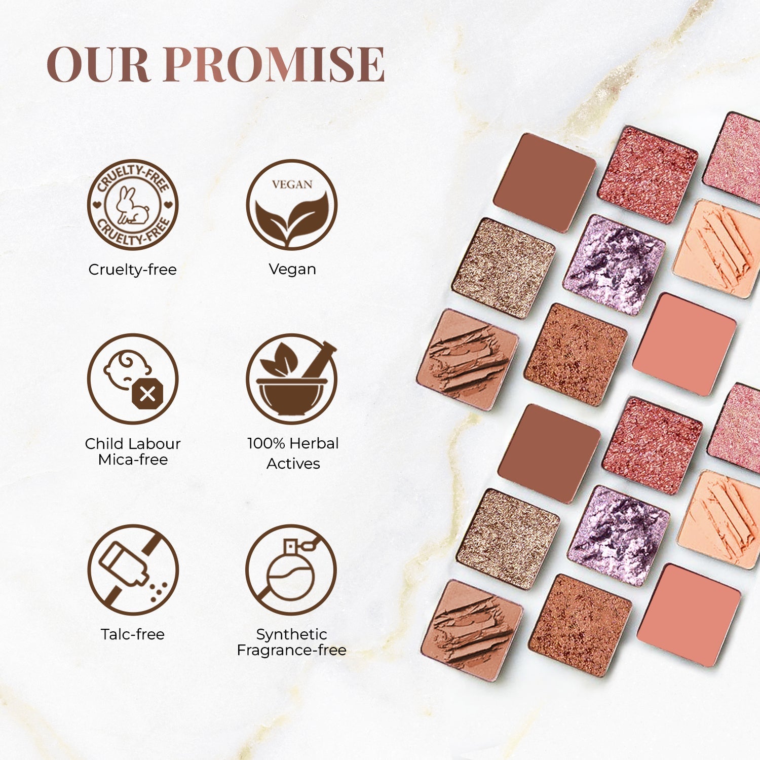 Just Herb: Enriched 9 in 1 Eye shadow Palette Sunshine-Day