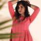 trueBrowns Pink Cotton Dobby Co-ord Set - Swadesiicart