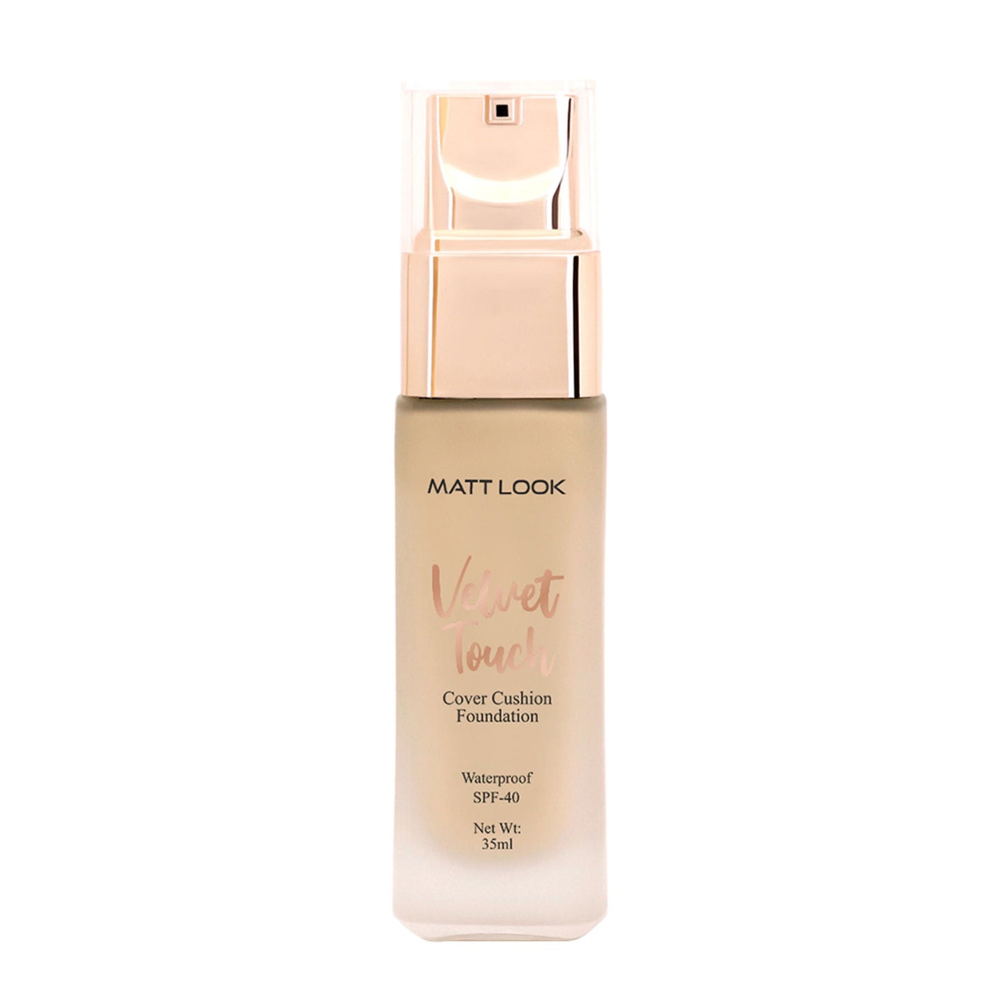 Matt Look Elvet Touch Cover Cushion Weightless Matt Finish Foundation - 04 Warm Beige - Swadesiicart