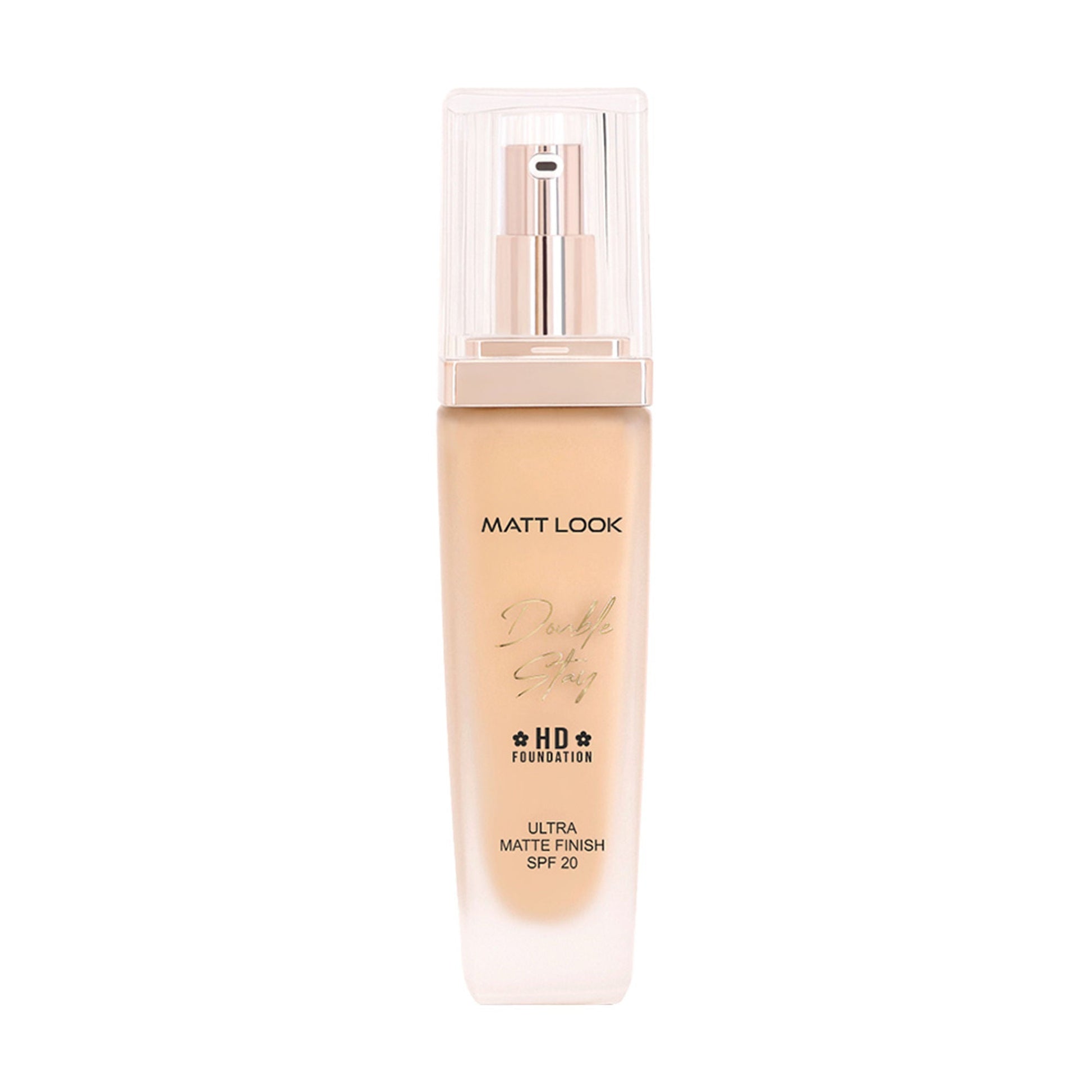 Matt Look Double Stay HD Weightless Foundation Matte Finish - 04 Natural Beige - Swadesiicart