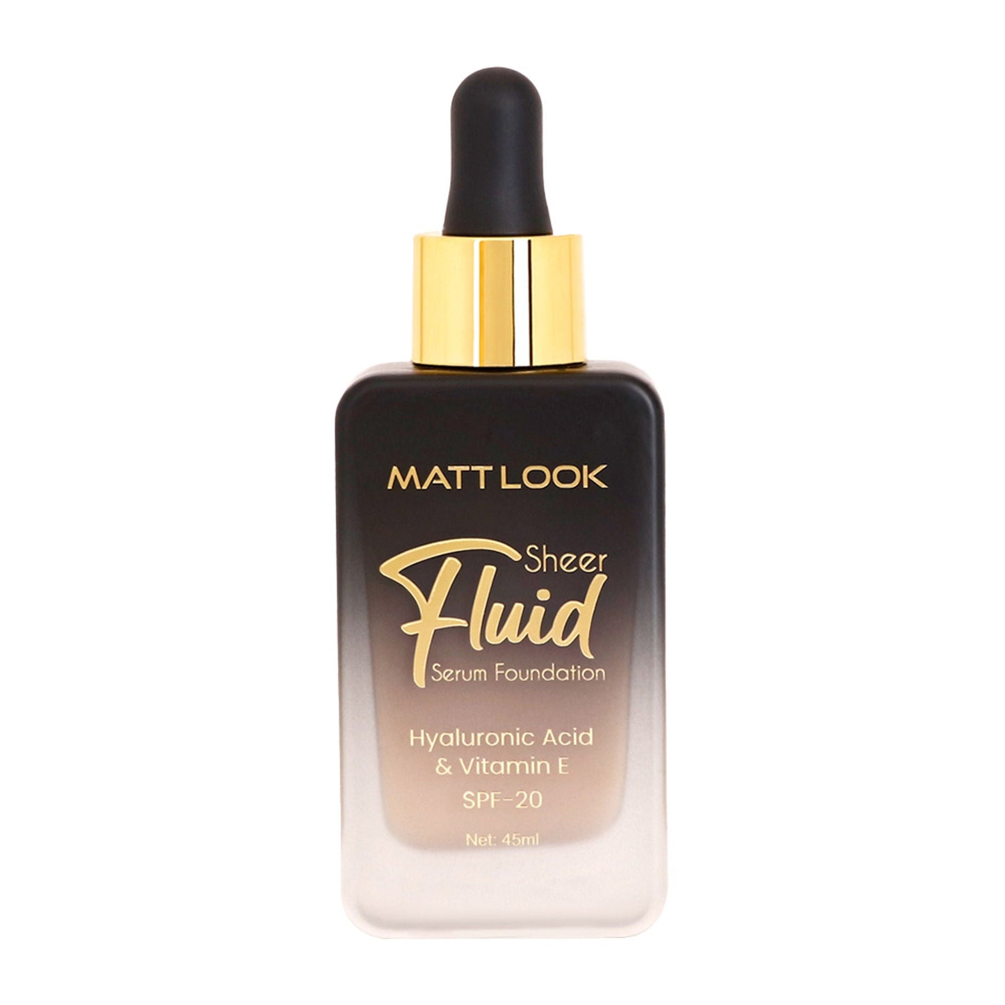 Matt Look Sheer Fluid Serum Foundation - 04 Butterscotch - Swadesiicart