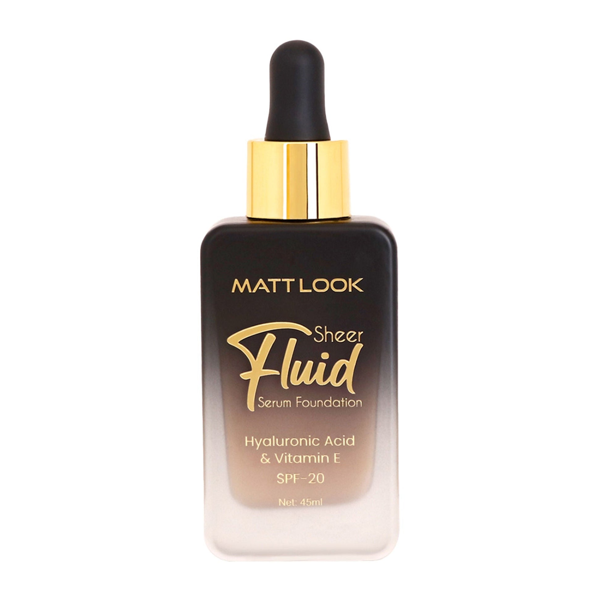 Matt Look Sheer Fluid Serum Foundation - 06 Toasted Wheat - Swadesiicart