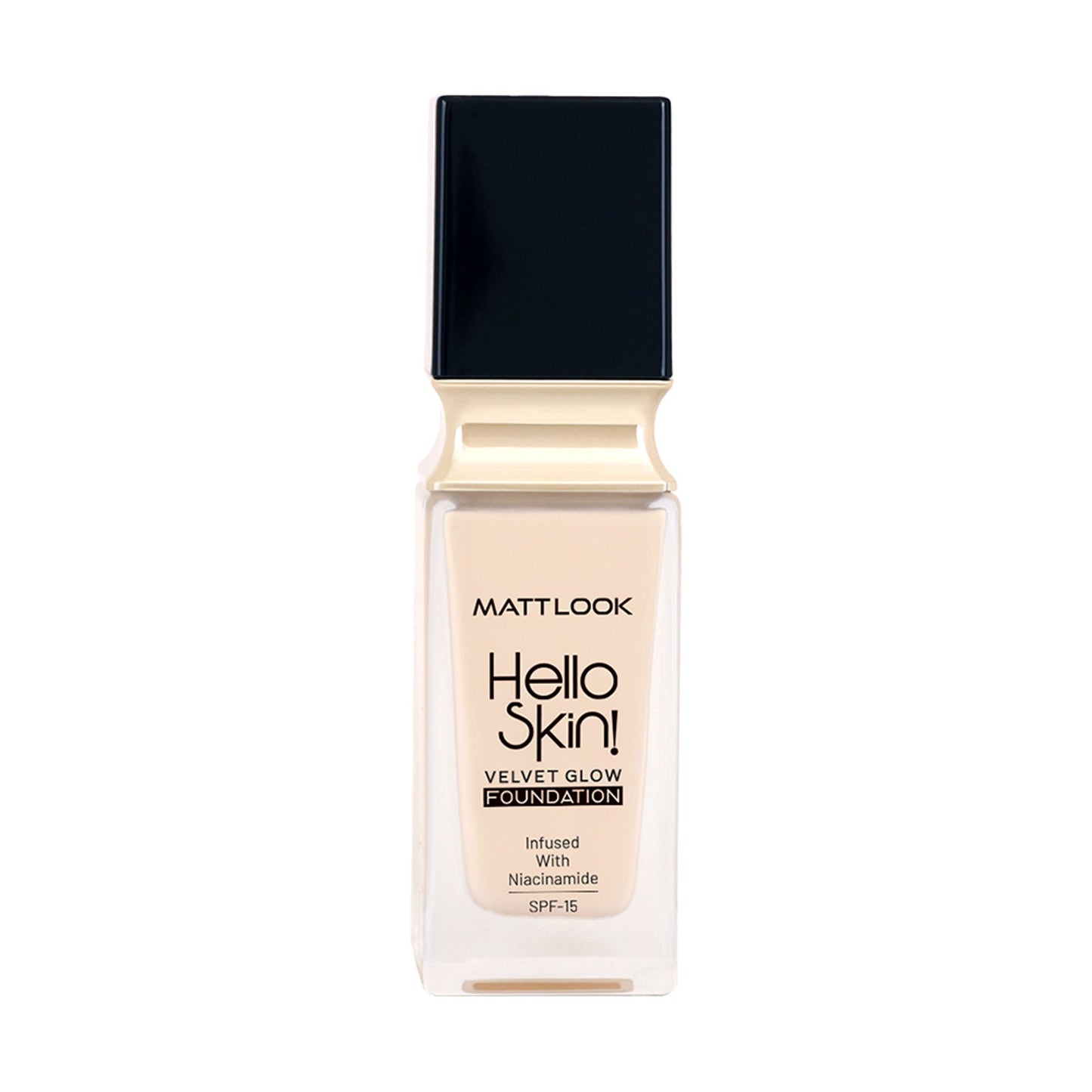 Matt Look Hello Skin Velvet Glow Foundation - 02 Rose Vanilla - Swadesiicart