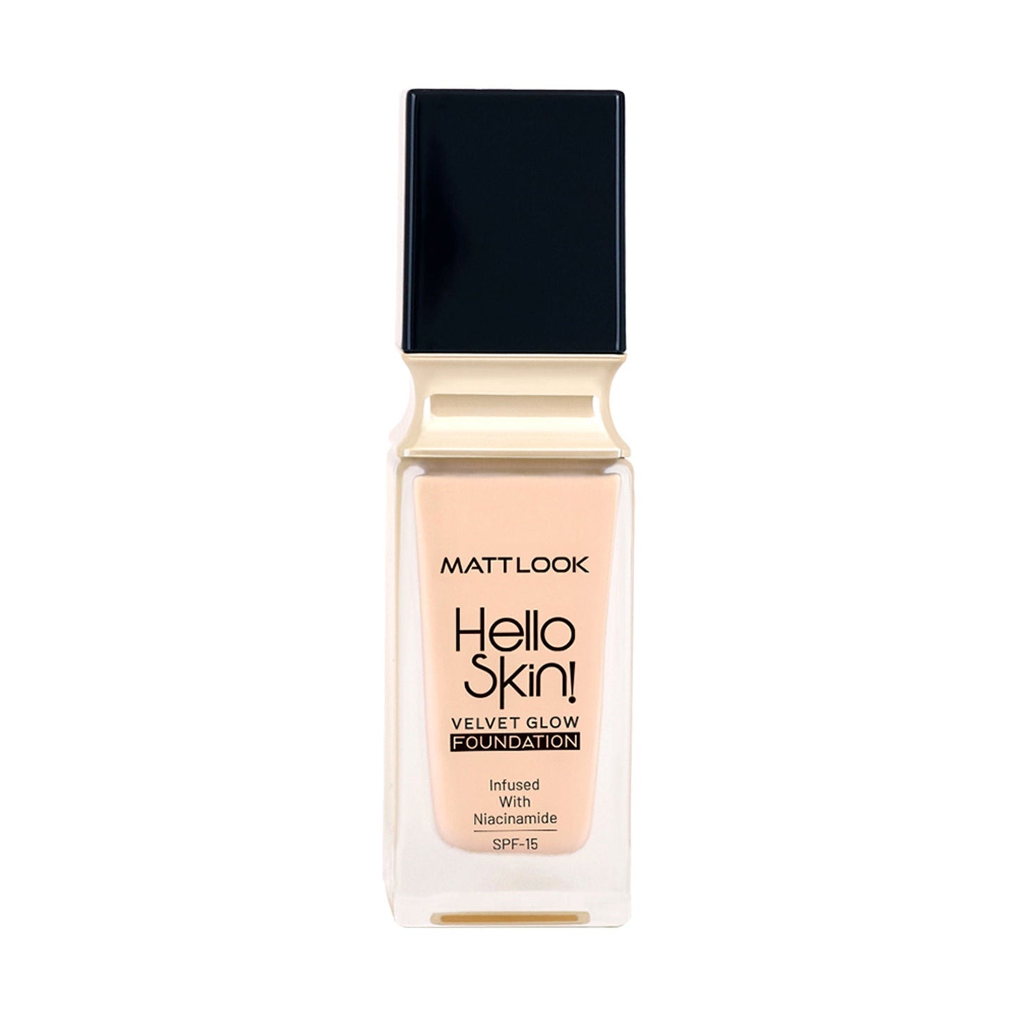 Matt Look Hello Skin Velvet Glow Foundation - 04 Natural Ivory - Swadesiicart