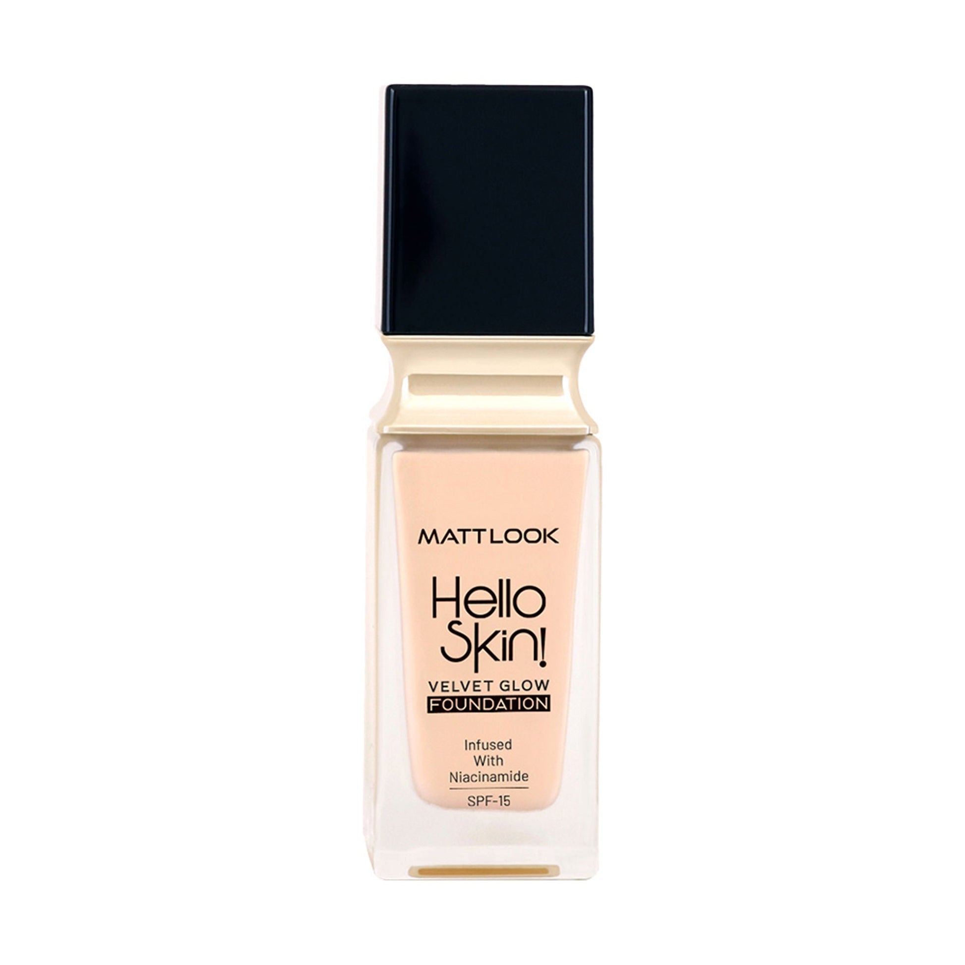 Matt Look Hello Skin Velvet Glow Foundation - 04 Natural Ivory - Swadesiicart
