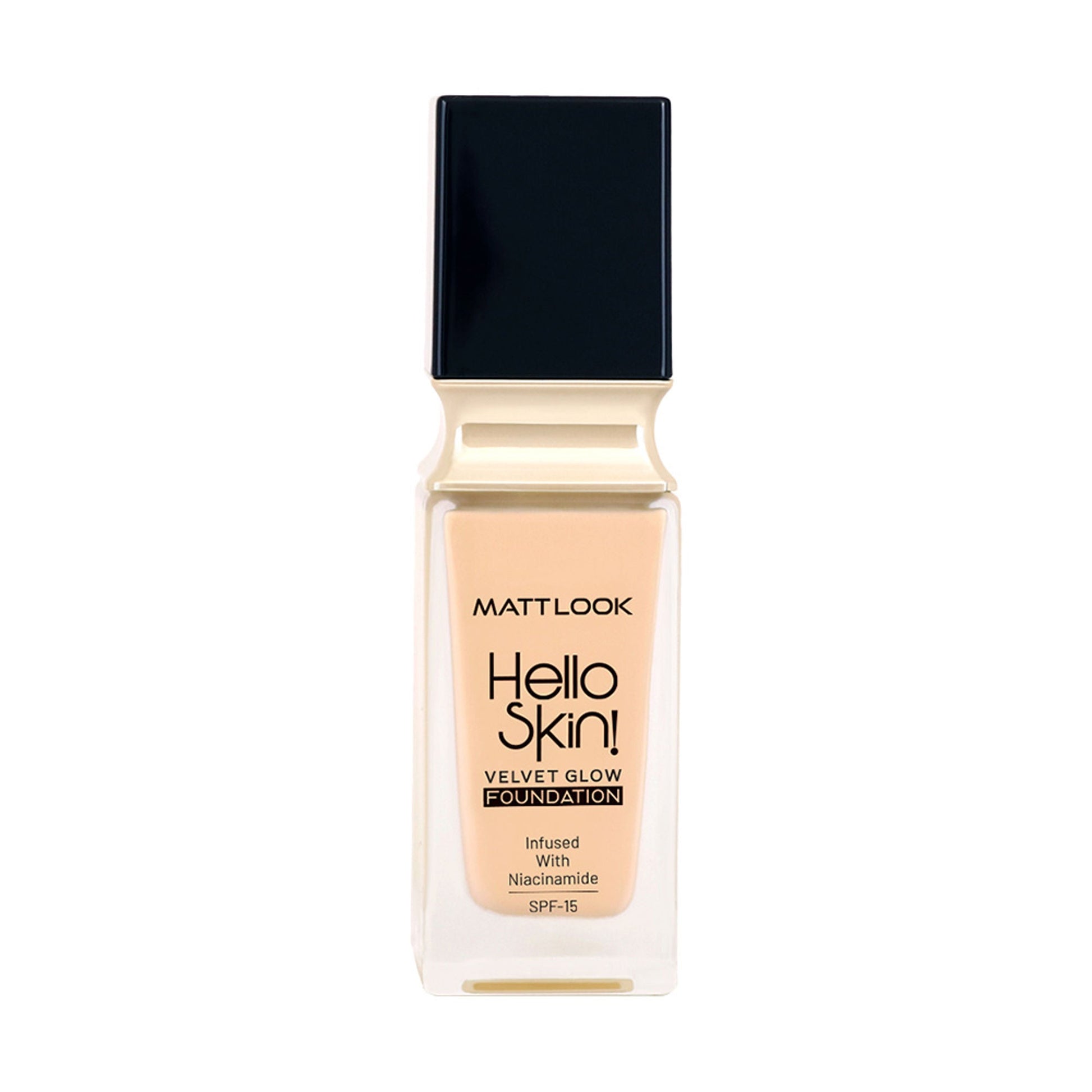 Matt Look Hello Skin Velvet Glow Foundation - 05 Golden Beige - Swadesiicart