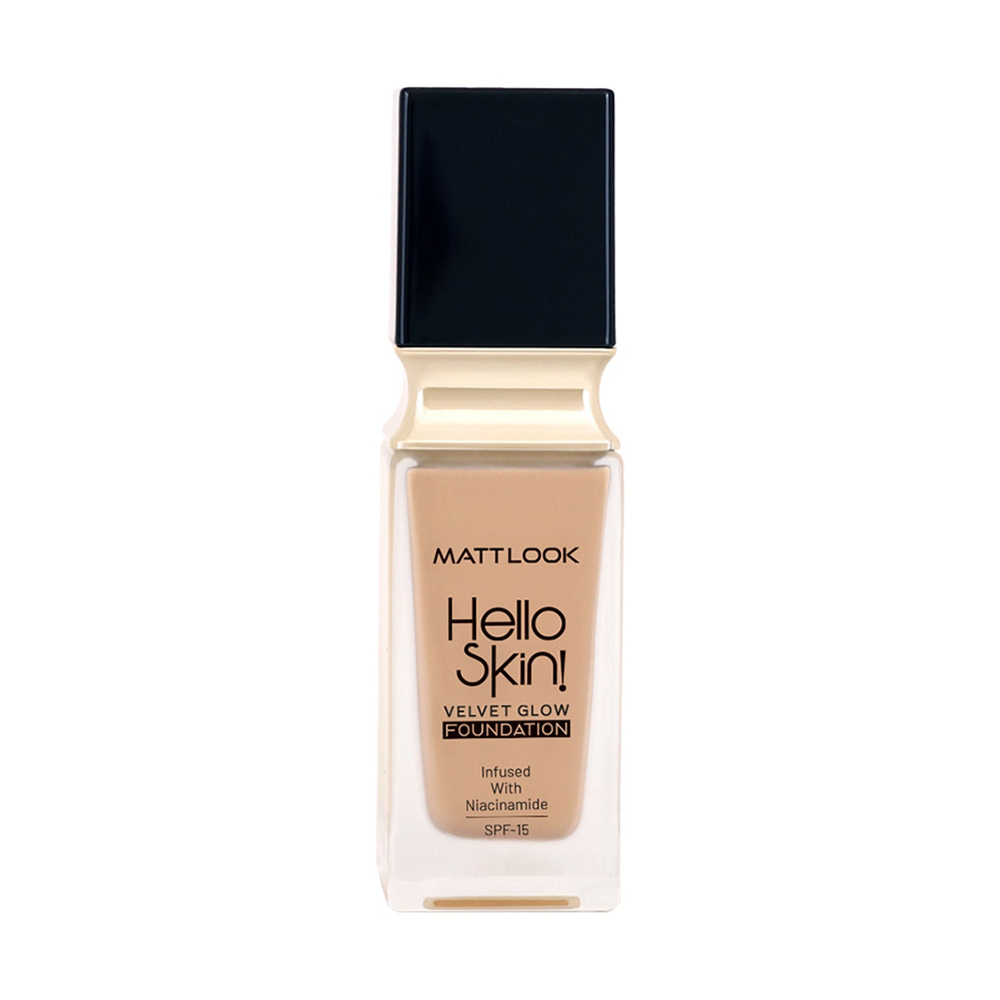 Matt Look Hello Skin Velvet Glow Foundation - 09 Radiant Sand - Swadesiicart