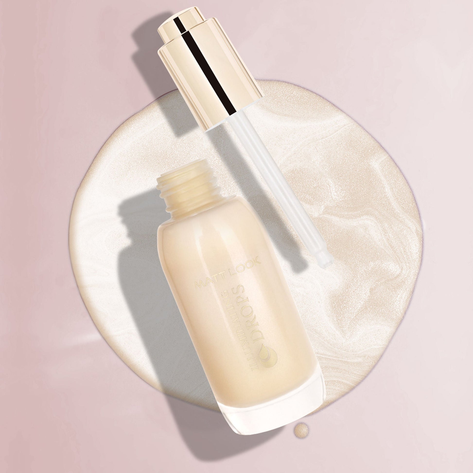 Matt Look Illuminating Drops Liquid Highlighter - 002 Gold Glimmer - Swadesiicart