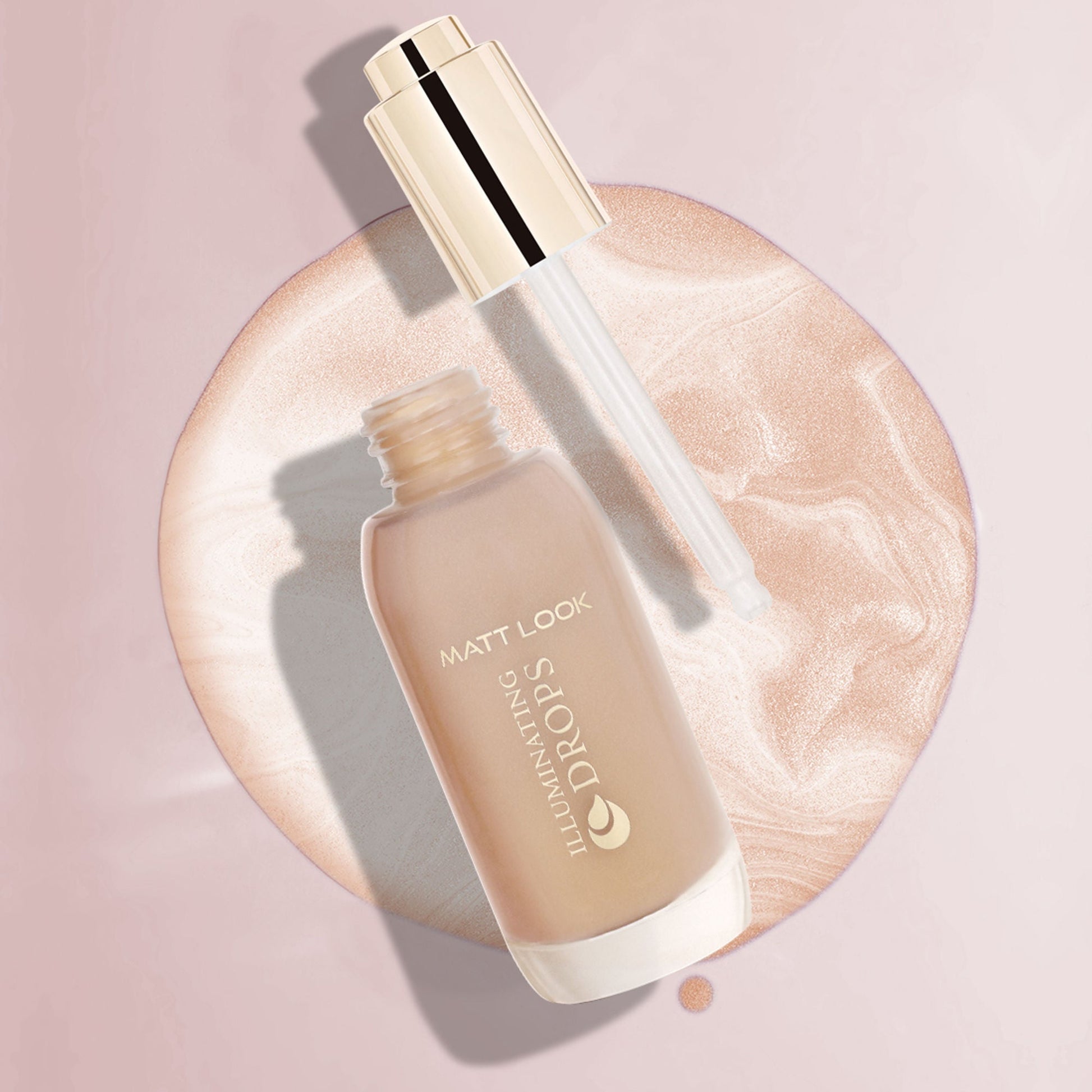 Matt Look Illuminating Drops Liquid Highlighter - 003 Amber Glow - Swadesiicart