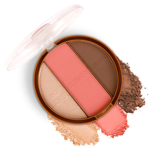 Matt Look One Stop Pop Sculpting Palette - Swadesiicart