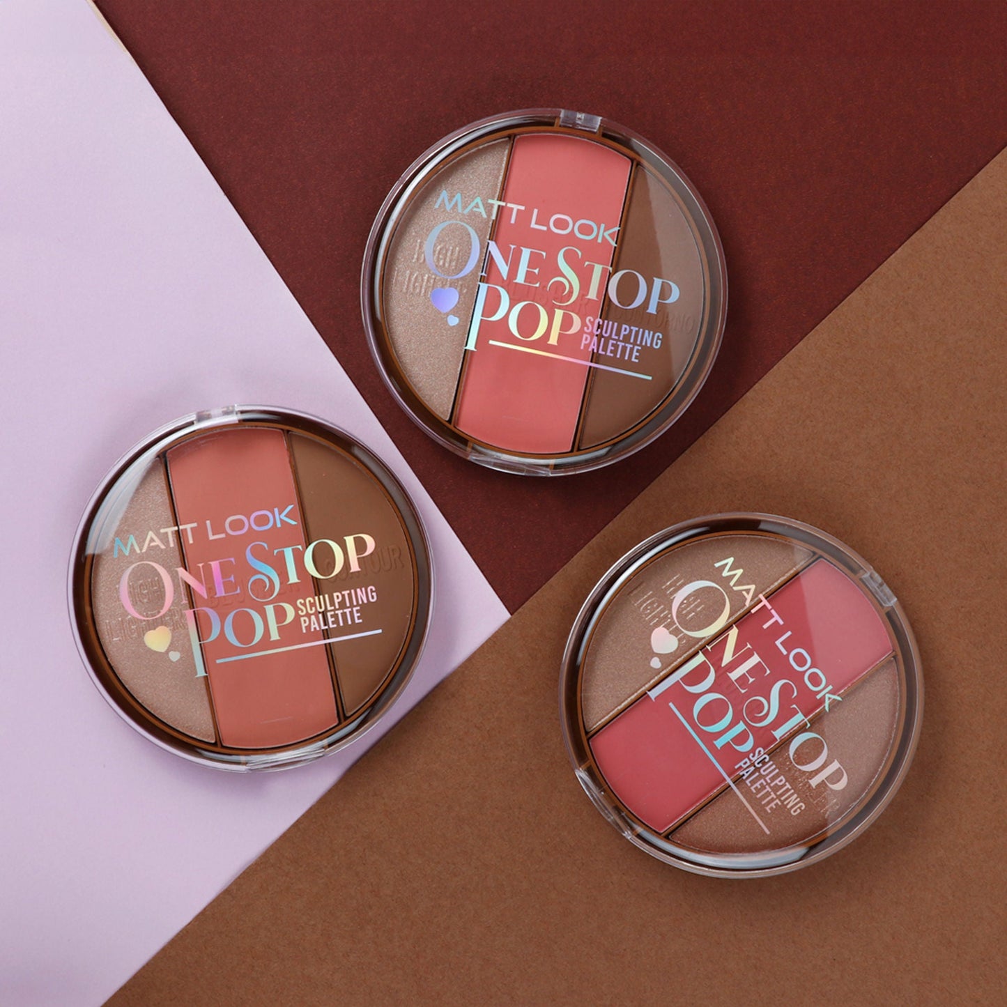 Matt Look One Stop Pop Sculpting Palette - Swadesiicart