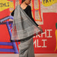 Tikhi Imli Woven Design Cotton Blend Saree | Swadesiicart