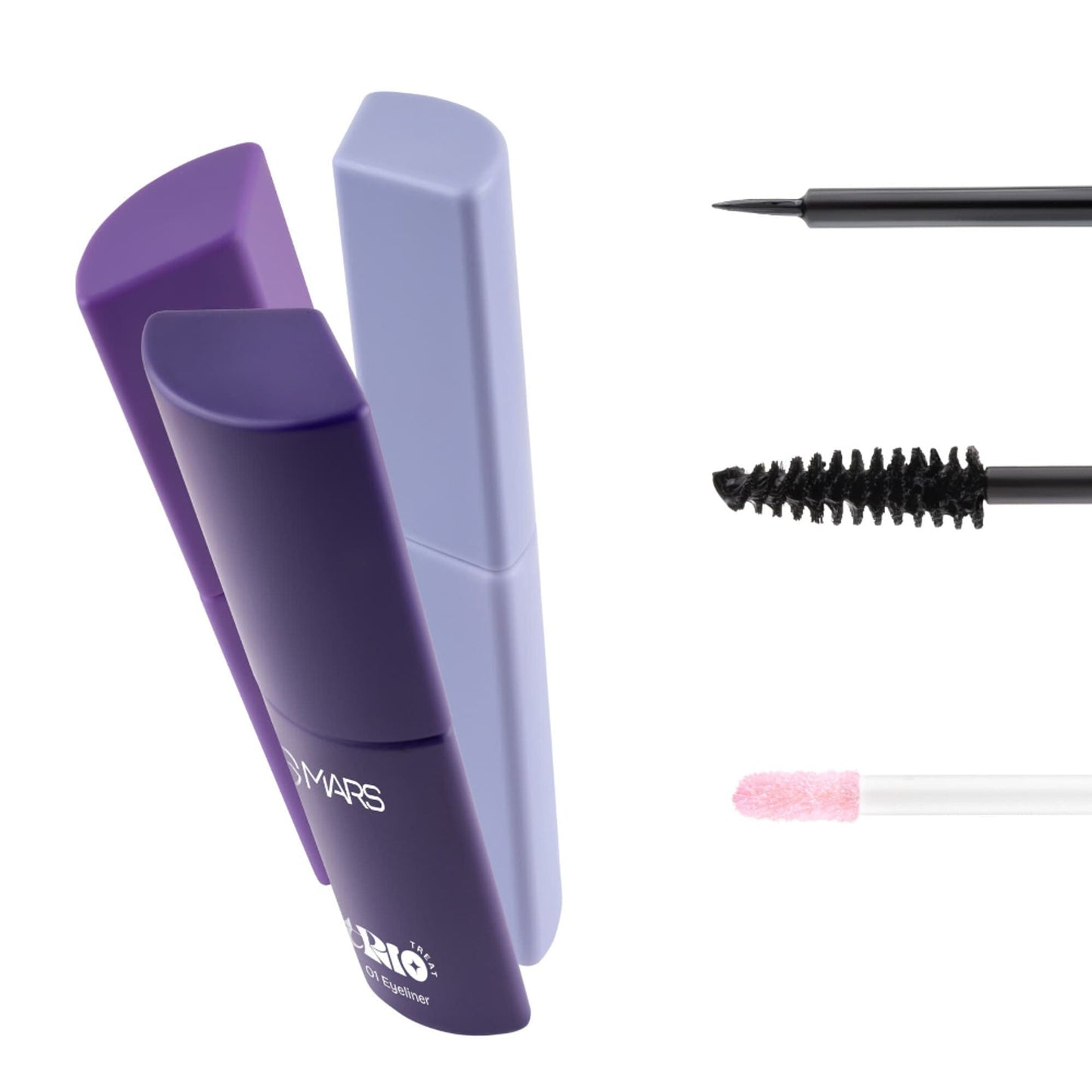 MARS Cosmetics Trio Treat, 3-In-1 Eye Makeup Kit With Eyeliner, Mascara & Eyeshadow - Swadesiicart