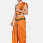 Sethukrishna Men Orange Readymade Dhotis | Swadesiicart