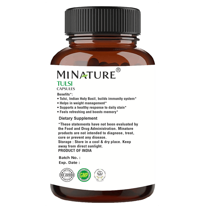 Minature Tulsi Capsules | Swadesiicart