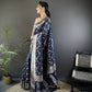 Joban Fashion Blue Meenakari Banarasi Silk Sarees | Swadesiicart