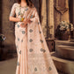 Sangria Woven Design Banarasi Saree | Swadesiicart