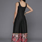 Ahalyaa Women's Traditional wear Ethnic Dress - Black | Swadesiicart