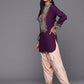 Ahalyaa Women's Traditional wear Kurta Set - Burgundy | Swadesiicart