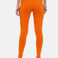 Souchii Orange Solid Slim-Fit Ankle-Length Leggings - Swadesiicart