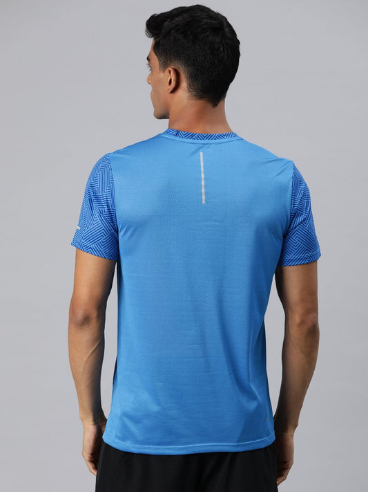 Alcis Men Printed Anti Static Slim Fit T-shirt | Swadesiicart