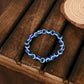 NVR Women & Men Blue Evil Eye Rakhi With Roli Chawal - Swadesiicart