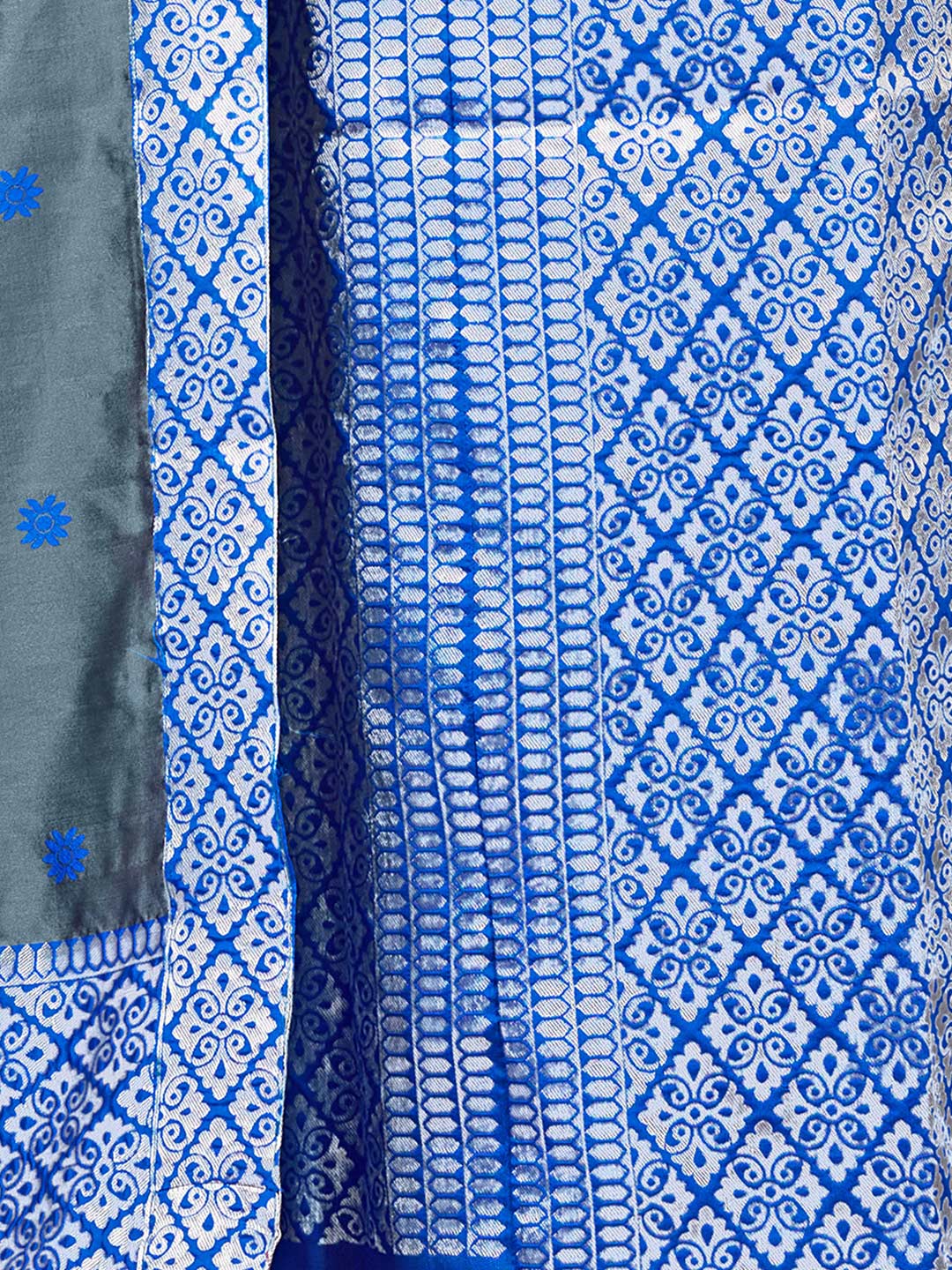 Kalini Woven Design Zari Mekla Chador Banarasi Saree | Swadesiicart