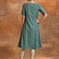 Aks Ethnic Motifs Embroidered V-Neck Thread Work Kurta