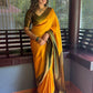 Kalini Ethnic Motif Woven Design Zari Banarasi Saree | Swadesiicart
