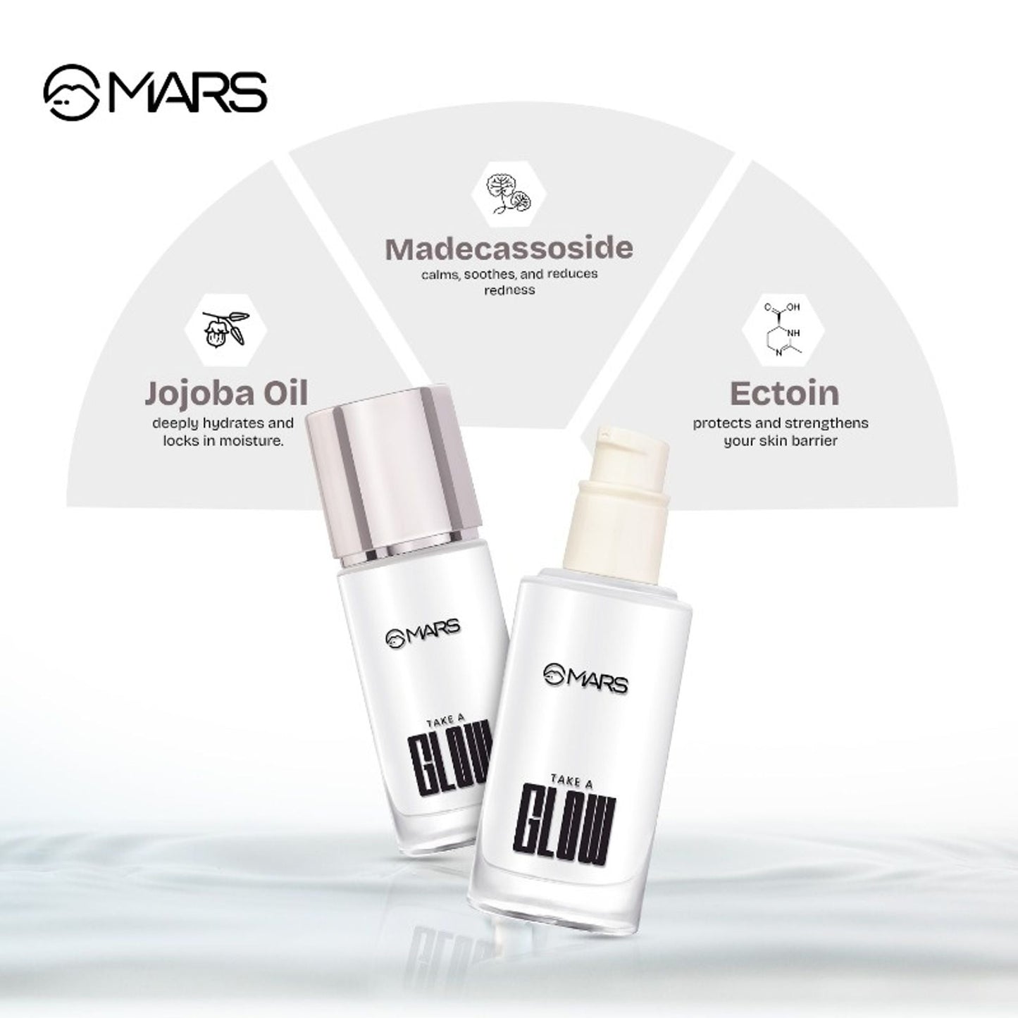 MARS Cosmetics Take A Glow Illuminating Primer - Light Beam - Swadesiicart
