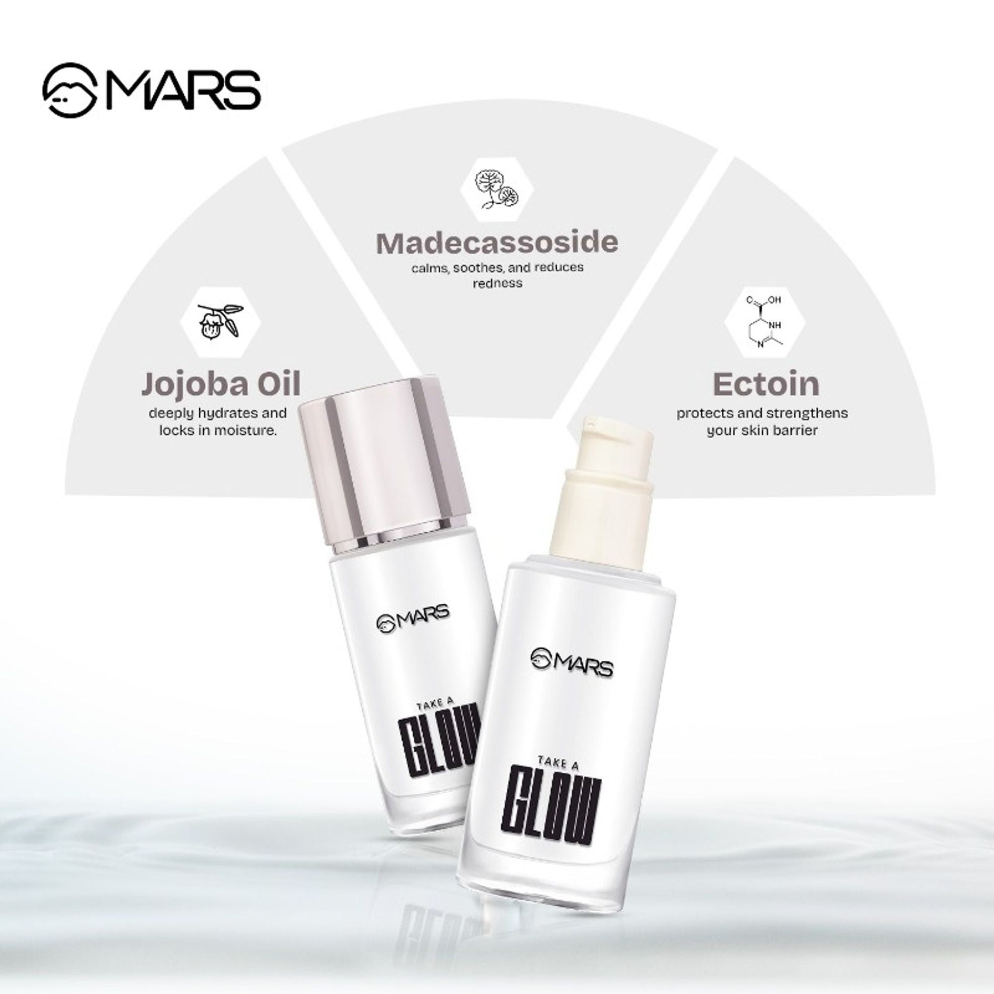 MARS Cosmetics Take A Glow Illuminating Primer - Light Beam - Swadesiicart