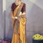 Mitera Ready to Wear Saree With Heavy Brocade Blouse | Swadesiicart