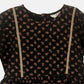 Ahalyaa Black Color Crepe Printed kids Kurta Palazzo Set For Girls | Swadesiicart