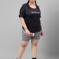 MKH Plus Size Typography Printed Dri-FIT Relaxed Fit Drop-Shoulder Sleeves Gym T-shirt - Swadesiicart