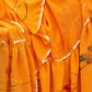 Tikhi Imli Mustard Yellow Gotta Patti Ruffles Saree | Swadesiicart