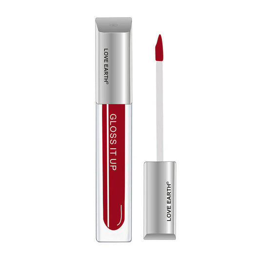Love Earth Lip Gloss - Pink Power (Deep Pink) - Love Earth