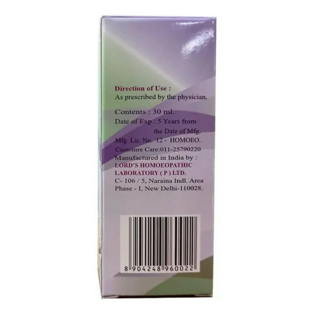Lord's Homeopathy Arsenic Album Dilution - Swadesiicart