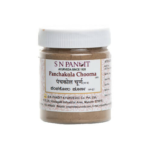 S N Pandit Ayurveda Panchakola Choorna (B.P) - S N Pandit Ayurvedic