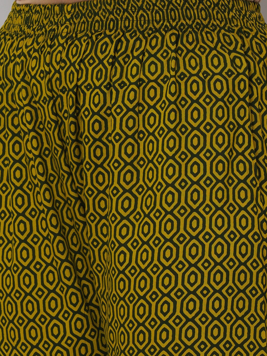 Kalini Women Green Floral Printed Gotta Patti Kurta with Sharara | Swadesiicart