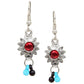 Cardinal Multi-Colored Heart Oxidised Long Jewellery Set - Swadesiicart