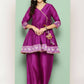 Ahalyaa Women's Traditional Wear Co-ods - Purple | Swadesiicart