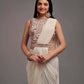 Kalini Embroidered Ready to Wear Saree With Semi Stitched Blouse | Swadesiicart