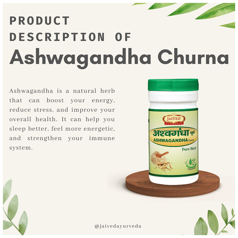 Jaived Ayurveda Ashwagandha Churna | Swadesiicart