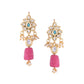 Shoshaa Gold Contemporary Drop Earrings | Swadesiicart