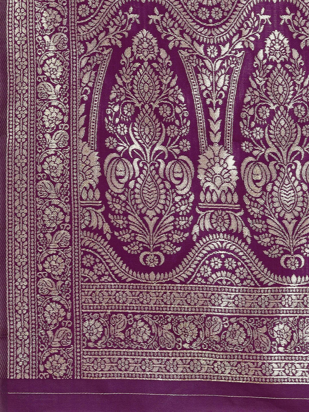 Kalini Ethnic Motifs Zari Art Silk Banarasi Saree | Swadesiicart